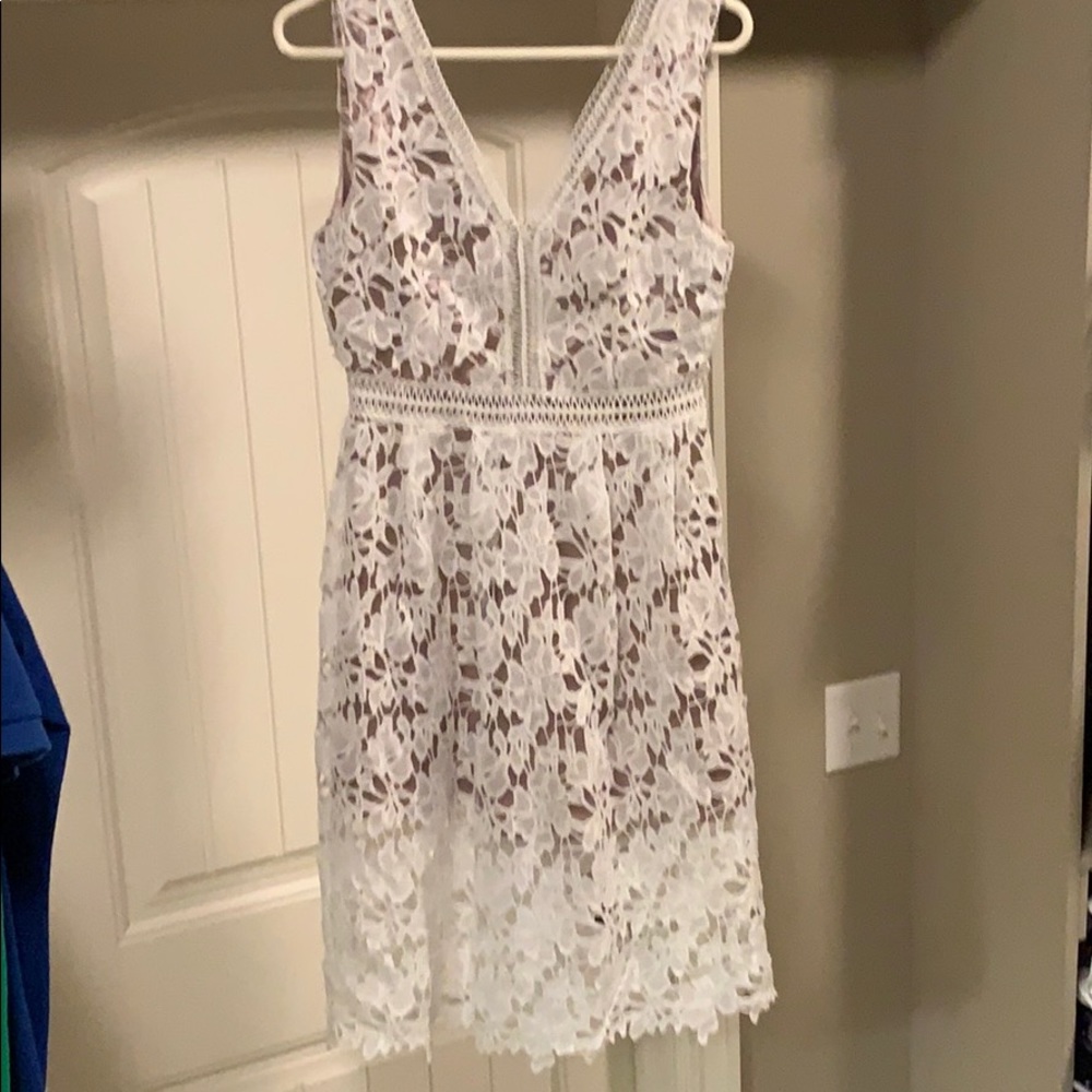 Beautiful white lace dress